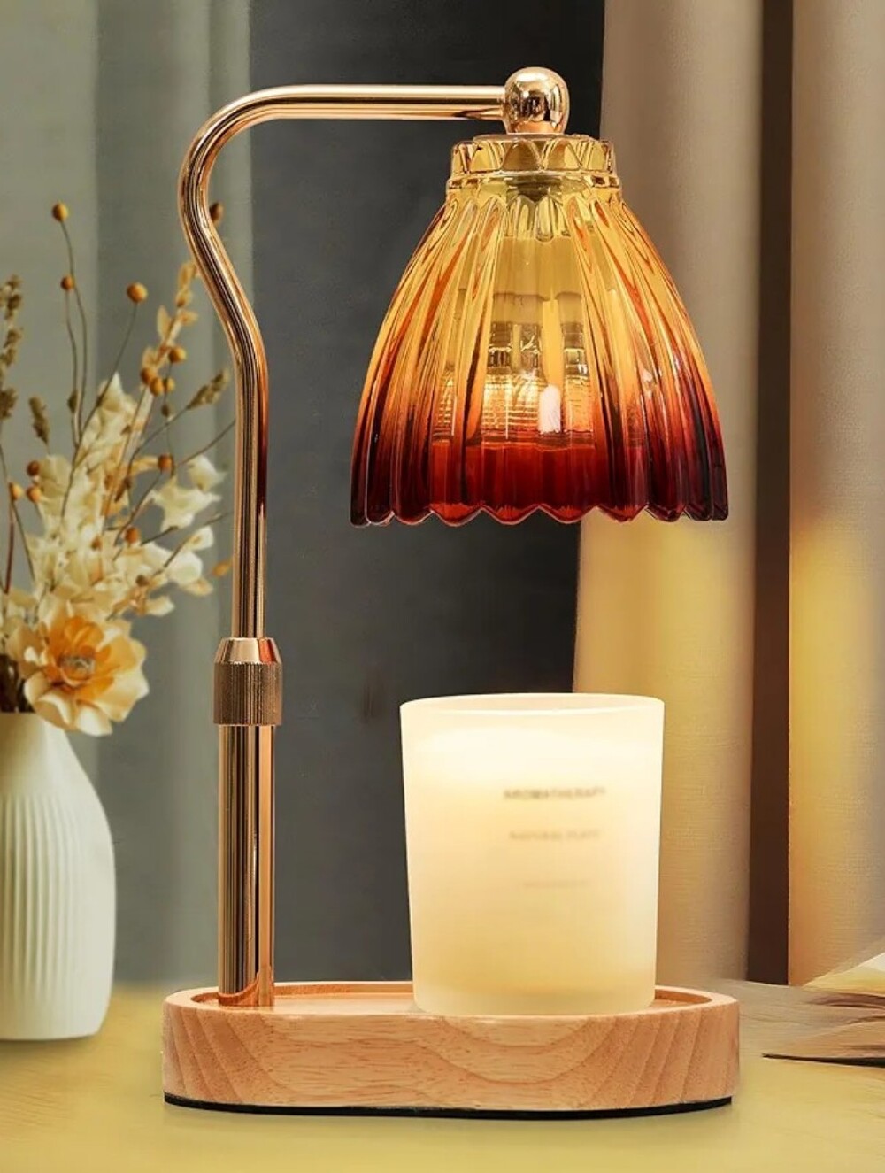 Candle Warmer Lamp with Timer Dimmable Lamp Candle Warmer for Jar Candles